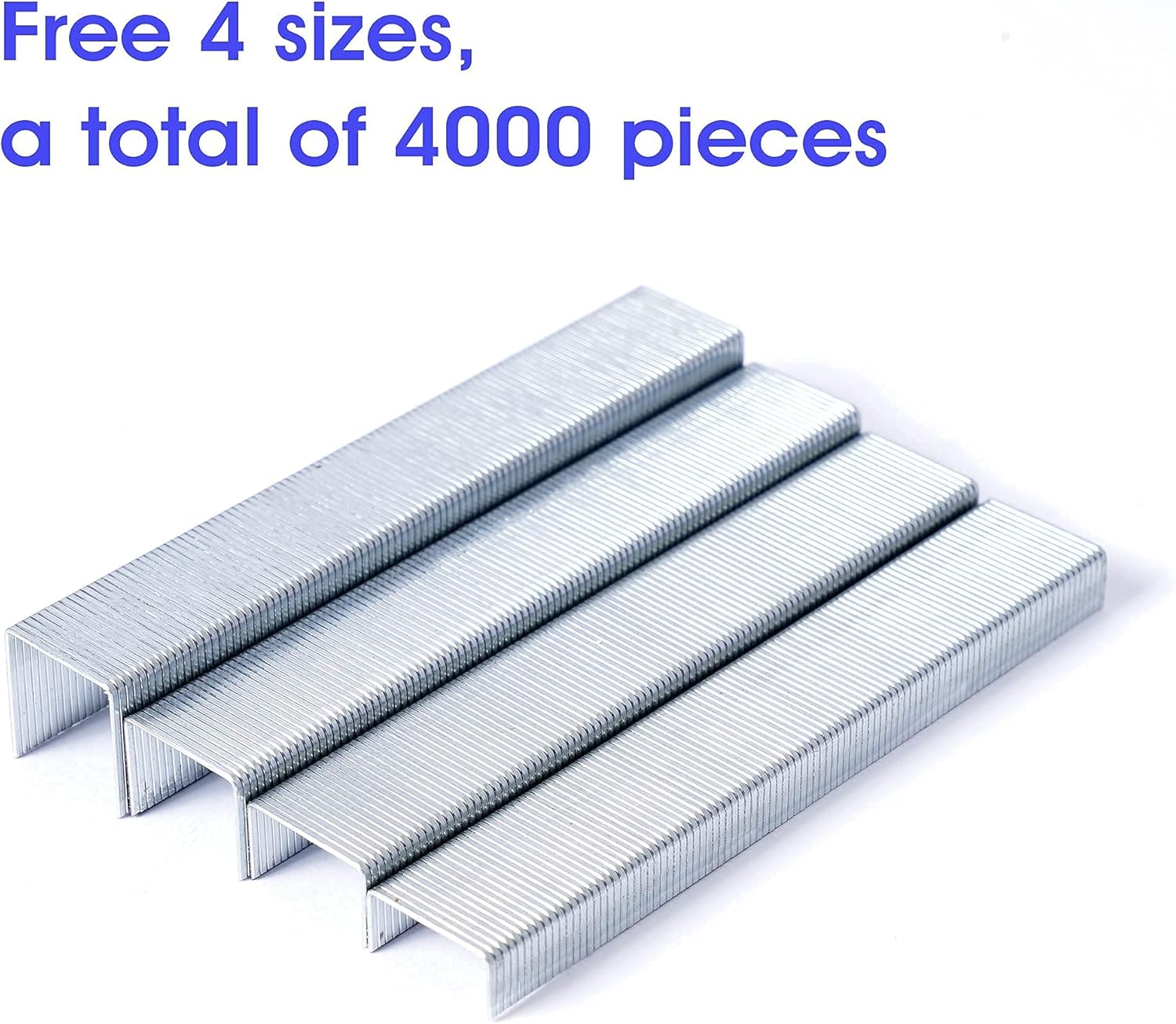 Stapler Heavy Duty, 100 Sheet high Office Stapler, with 4000 Staples, Manual Big Stapler, Metal Include 23/13 & 23/10 &23/8& 23/6 Staples Each 1000PCS : Office Products