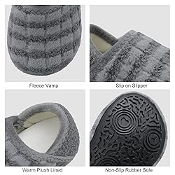 L-RUN Slippers for Toddler Boy House Slippers Slip