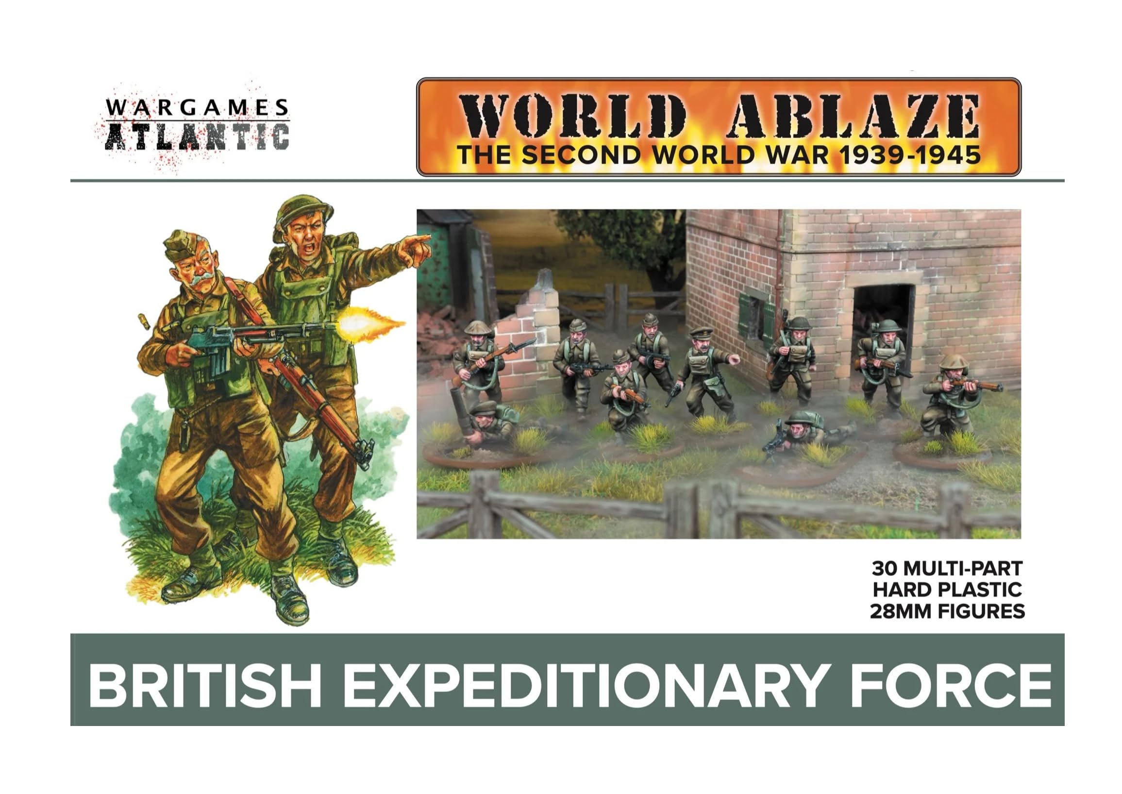 Wargames Atlantic, World Ablaze The Second World War, British Expeditionary Force, WAAWA007