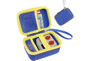 ASIEIT Carrying Case Compatible with Yoto Mini (2024 Edition), Travel Hard Case for Yoto Mini Player - Kids Music & Audiobook Player, Speaker, Radio and Card Bag Hold up to Yoto 36 Cards, Blue