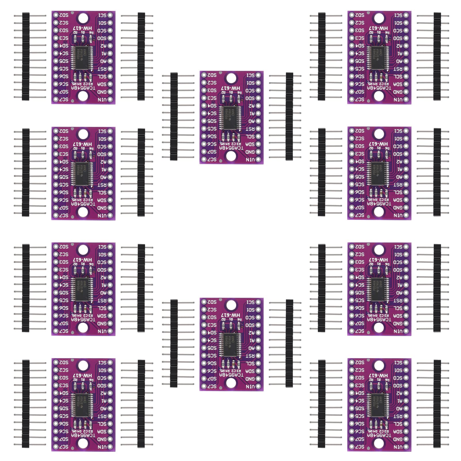 10Pcs TCA9548A I2C IIC Multiplexer Breakout Board Module 8 Channel Expansion Development Board