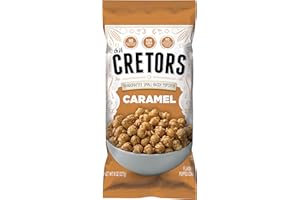 G.H. Cretors’ Caramel Corn – Irresistible Gourmet Caramel Popcorn Snacks in Individual Bags, 8 Oz (Pack of 6)