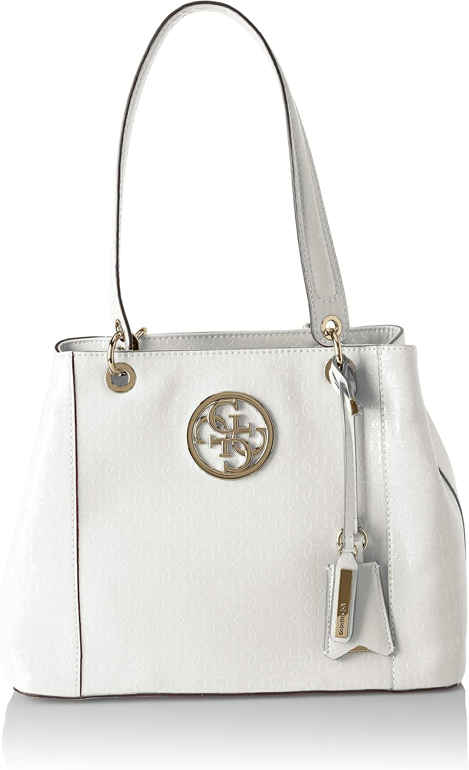Guess Kamryn, Women’s Shoulder Bag, White (White/Whi), 33x26x15 cm (W x