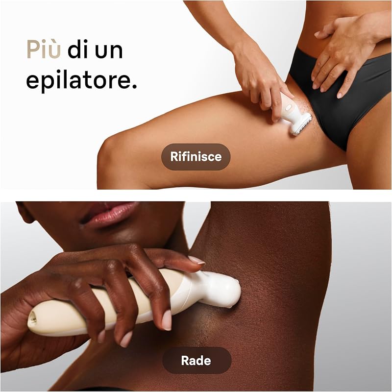 Silk-Épil 9 Flex Epilatore Elettrico Donna, Accessori, 9-042 3d Oro — foto 6 di 8