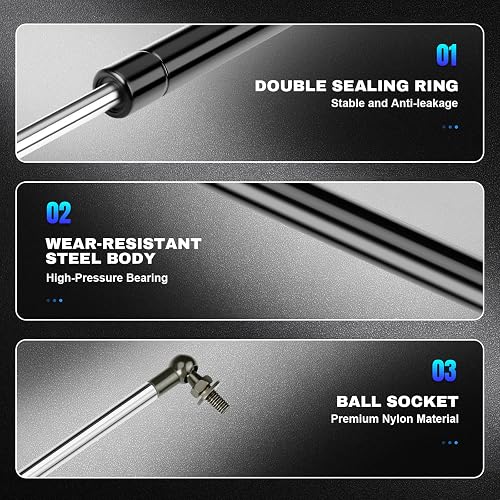 2x Front Hood Lift Support Struts For Lexus LX470 & Toyota Land Cruiser