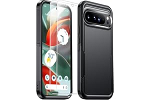 Justcool Designed for Google Pixel 9 Pro XL Case, [10 FT Military Grade Drop Protection] Heavy Duty Shockproof Phone Case for Google Pixel 9 Pro XL, Black