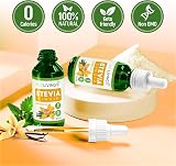 NKD Living Stevia Liquid Drops 50ml Vanilla with Glass Dropper view 4
