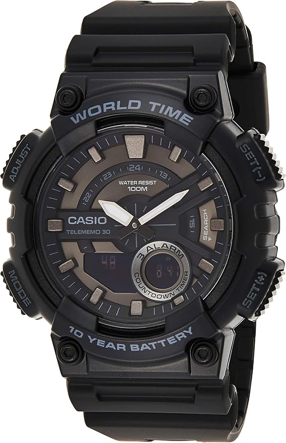 how to change the time on a casio telememo 30 watch