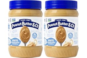 Peanut Butter & Co. White Chocolatey Wonderful Peanut Butter, Non-GMO Project Verified, Gluten Free, Vegan, 16 Ounce (Pack of 2)