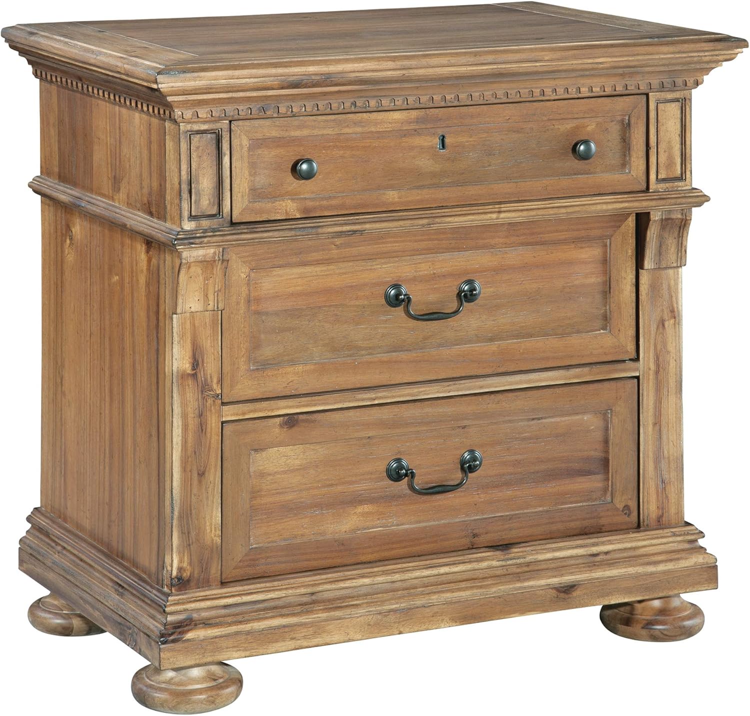 Amazon Com Hekman Furniture Three Drawer Night Stand Kitchen Dining
