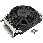 Derale 15800 Electra-Cool Remote Cooler,Black