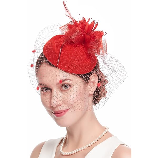 Z&X Sinamay Fascinator Pillbox Hats for Women Wedding Tea  display picture 1