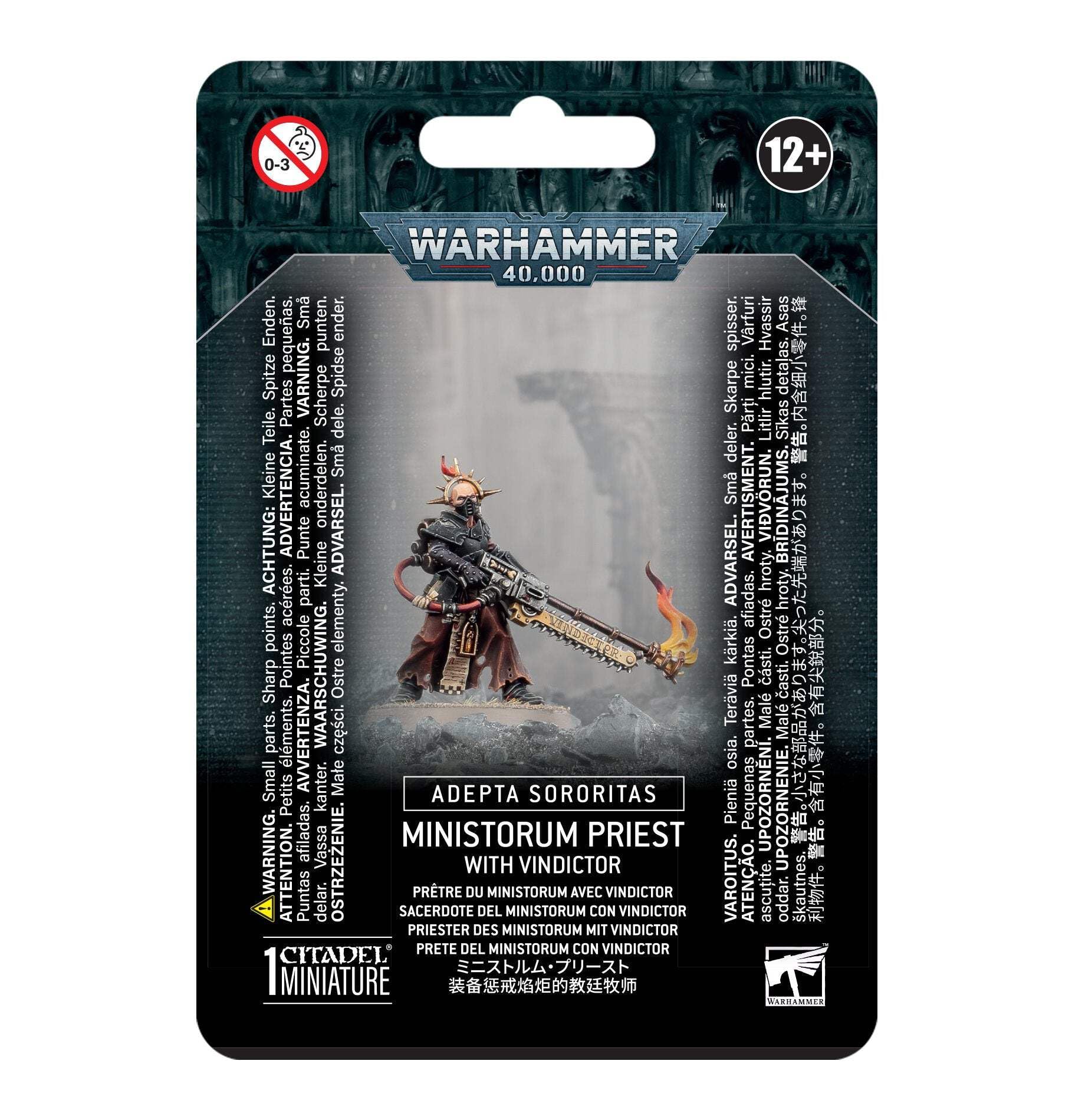 Games Workshop - Warhammer 40,000 - Adepta Sororitas: Ministorum Priest with Vindictor