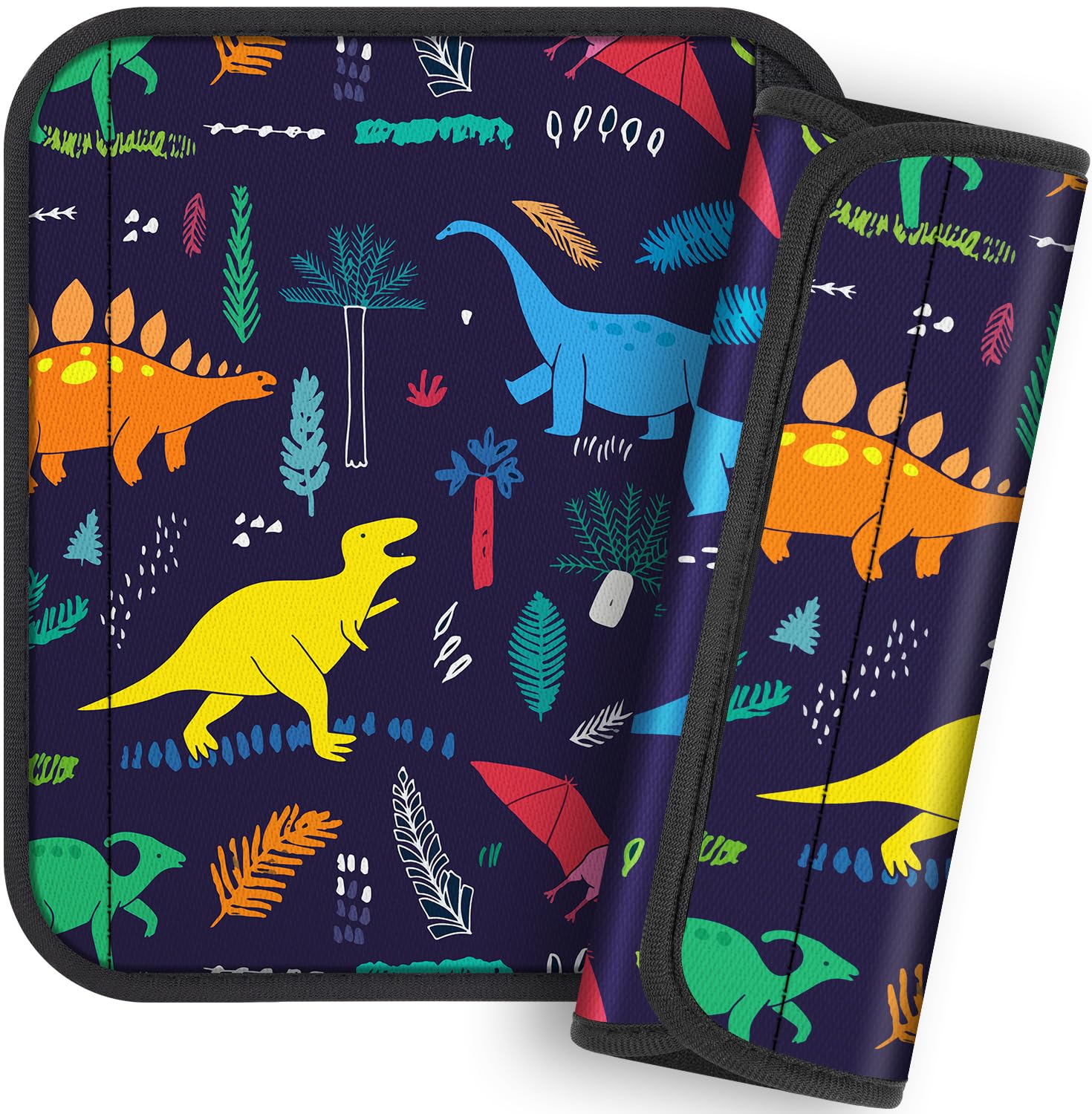 Photo 1 of (missing seat belt cover) Akkya 2 Pack Seat Belt Cover Pad, Dinosaur Seatbelt Cushion Car Seat Strap Pads for Kids Cute Cartoon Carseat Stroller 