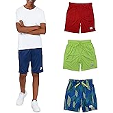 Andrew Scott Boys 3 Pack Active Performance Mesh Style Basketball Sport Shorts