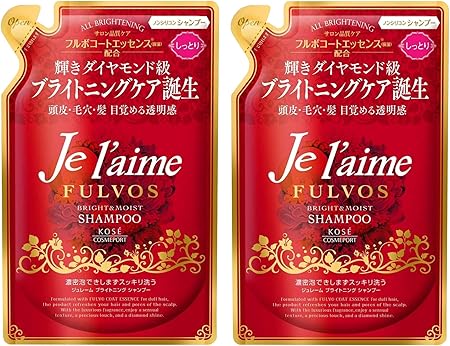 Amazon Kose コーセー ジュレーム フルボス ブライトニング シャンプー ノンシリコン ブライト モイスト 400ml 2袋 ジュレーム シャンプー 通販