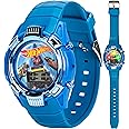 Hot Wheels Kids Watch – Light-Up LCD Display, Adjustable Comfortable Strap, Collectible Tin – Perfect for Boys and Girls