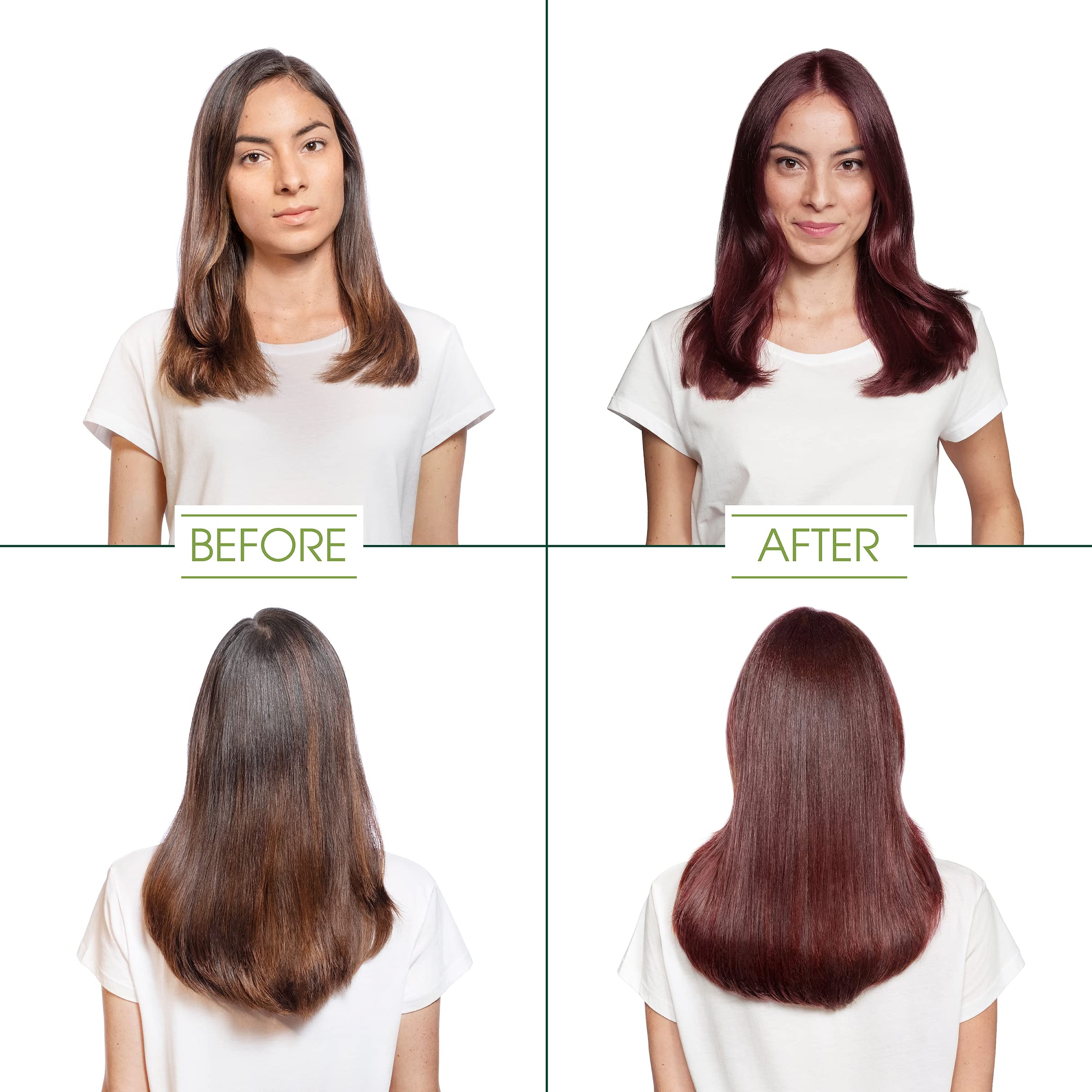 Garnier Hair Color Nutrisse Nourishing Creme, 452 Dark Reddish Brown (Chocolate Cherry) Permanent Hair Dye, 3 Count (Packaging May Vary)