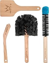 Peaty's Complete Bike Brush Set - Beech Wood Cleaning Brushes (4pc) view 1