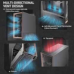 Antec Flux Pro, 6 x PWM Fans Included, High-Airflow