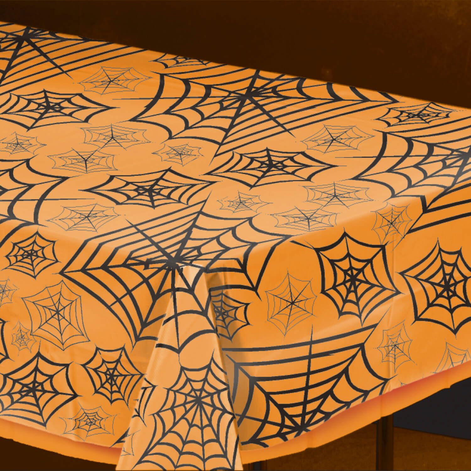 amscan Spider Web 9911671 Tablecloth Plastic 274 x 139 cm Multi
