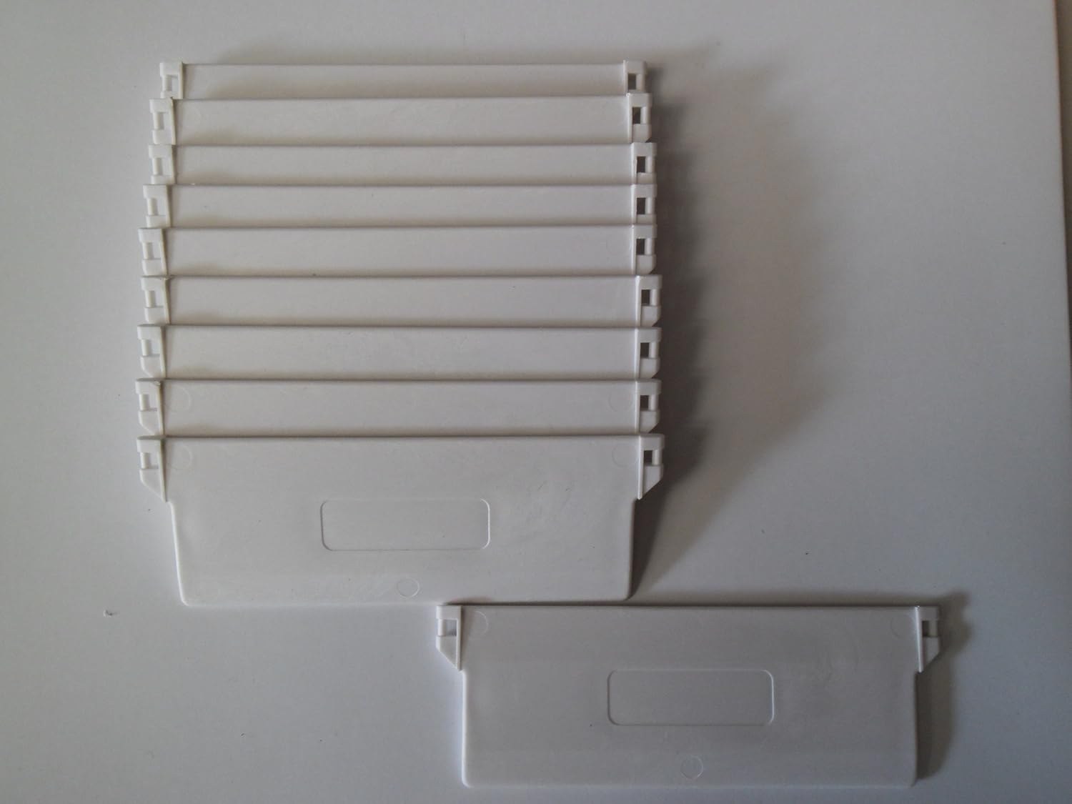 WDC ONLINE eXtreme Vertical blind slat weights white for 127mm (5