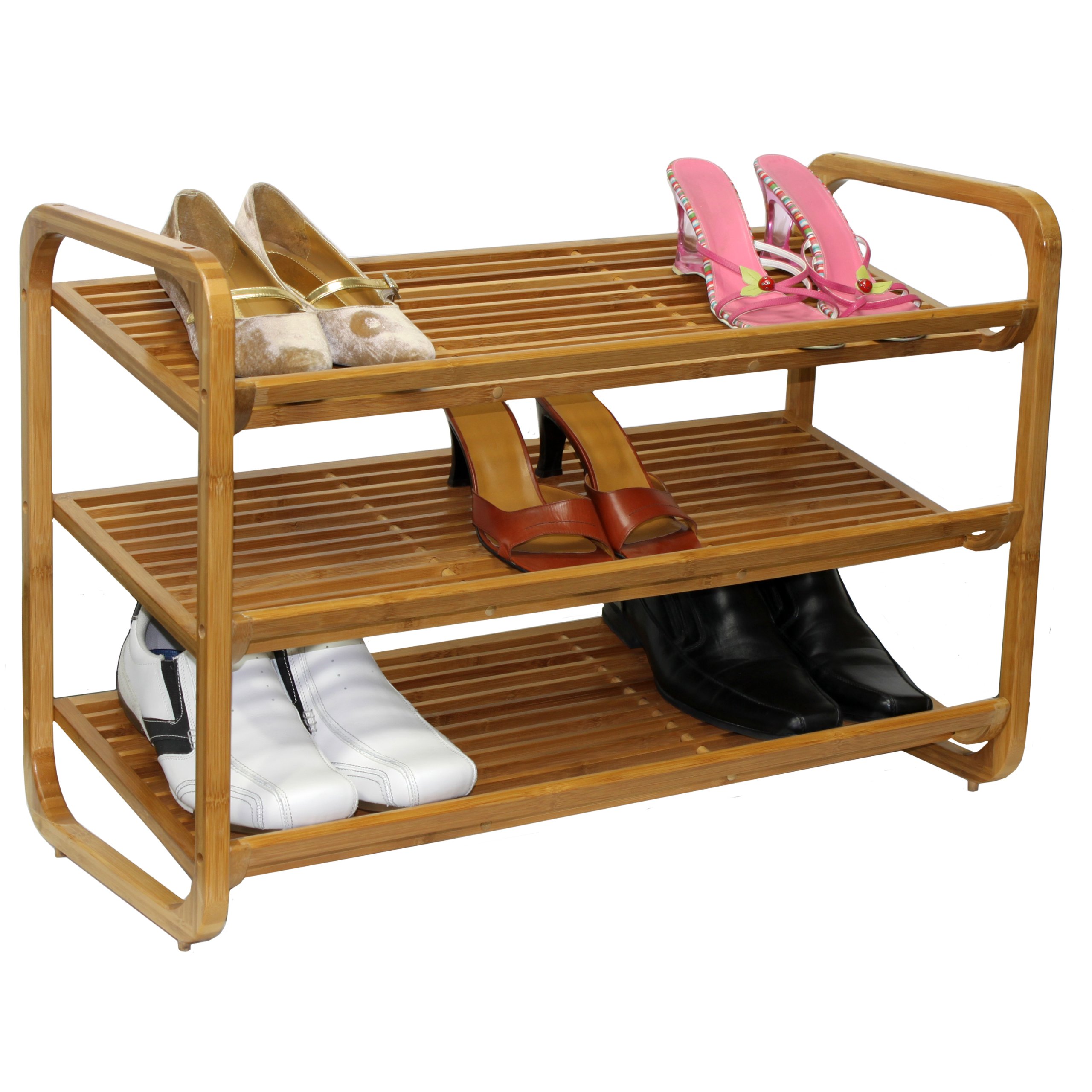 Oceanstar Sr1231 3-Tier Bamboo Shoe Rack 11