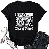 67 Shirt for Kids Ice Cream Drip Meme T-Shirt Funny Six Seven Gen Alpha Slang Tees Cool Graphic Shirts