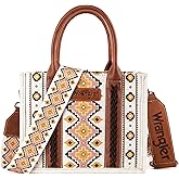 Wrangler Aztec Tote Bag for Women Boho Shoulder Purses and Handbags