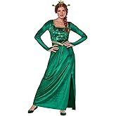 Spirit Halloween Shrek Adult Fiona Dress Costume | Officially Licensed | Shrek Costumes| Cosplay | Couples Costumes