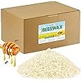 FROKO White Natural Beeswax Pellets 20LB, Organic Beeswax, Beeswax for Candle Making, Body, Skin Care DIY, Lip Balm, Soap and Lotion Making Supplies