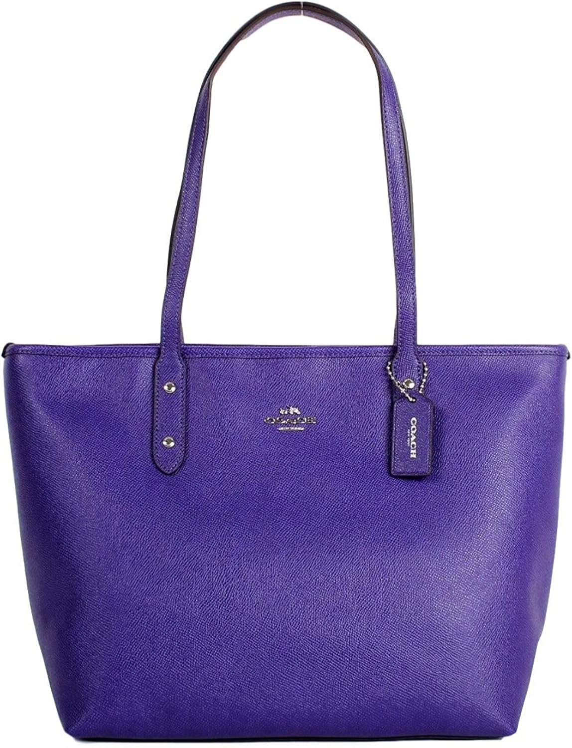coach city tote purple