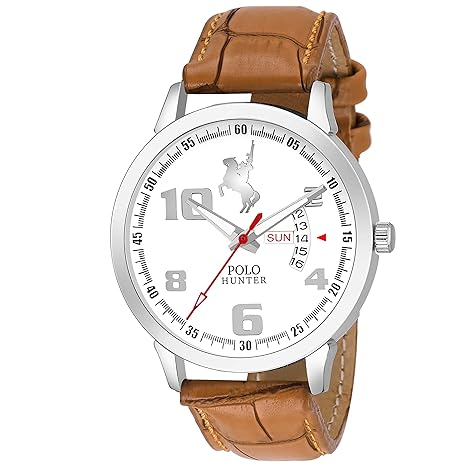 White Day and Date Mens Watch-1137