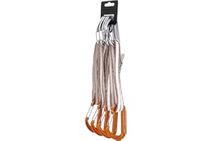 C.A.M.P. Camp Unisex's Mach Express Dyneema (Pack of 4) Quickdraw, Silver/White/Orange, 60cm