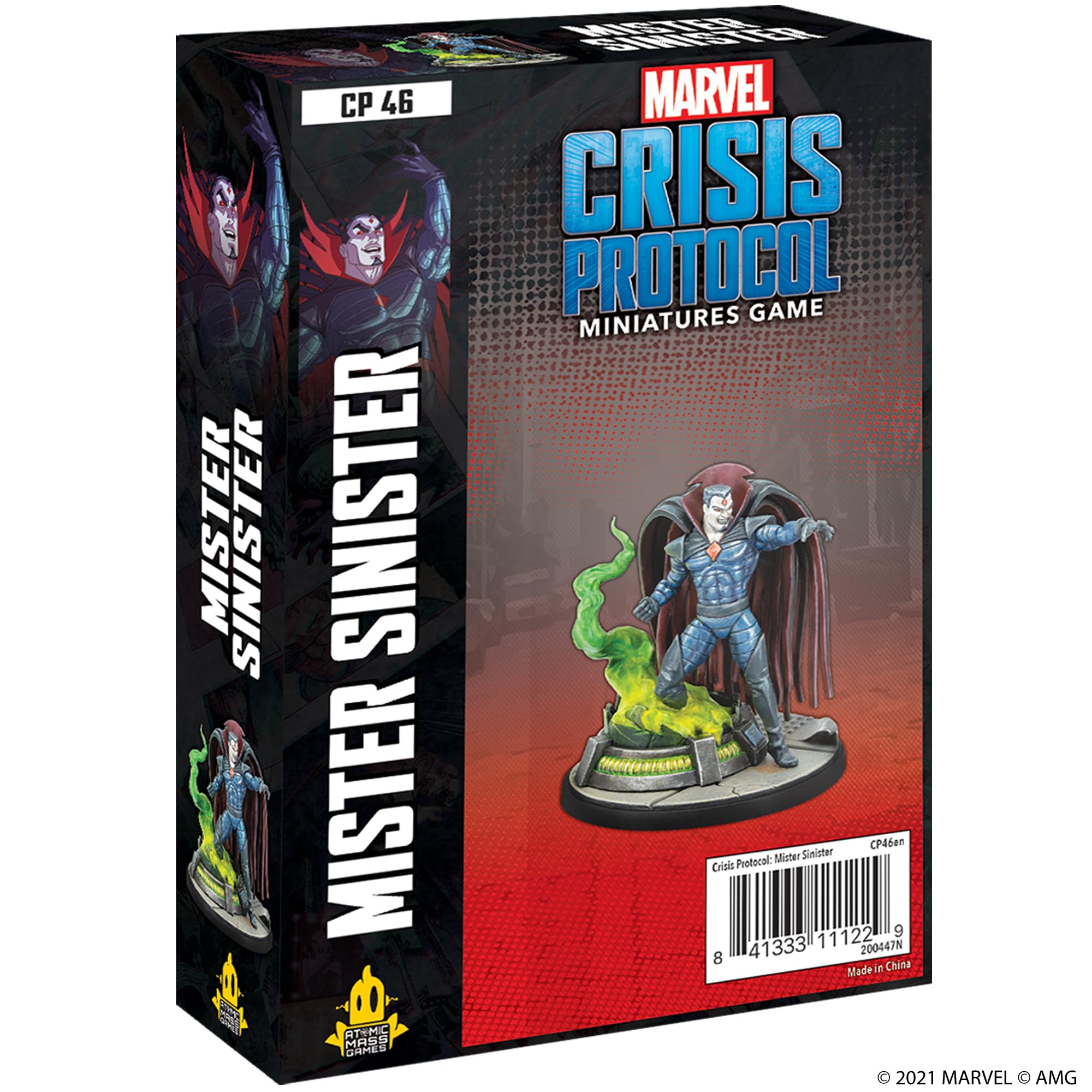 Atomic Mass Games , Marvel Crisis Protocol: Character Pack: Mr Sinister: Marvel Crisis Protocol , Miniatures Game , Ages 10+ , 2+ Players , 45 Minutes Playing Time