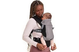 Beco Gemini Baby Carrier from Newborn to Toddler - Certified Ergonomic Newborn Baby Carrier for Infants and Children of 7-35 lbs - M Shape, Adjustable Seat, Breathable 3D Mesh (Cool Black)