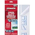 Catchmaster Window Fly Traps 12-Pack, Fruit Fly Traps for Indoors, Disposable Bulk Bug Catcher, Waterproof Insect Glue Trap, Adhesive Strips, Pet Safe Pest Control for Home, Kitchen, & Garage