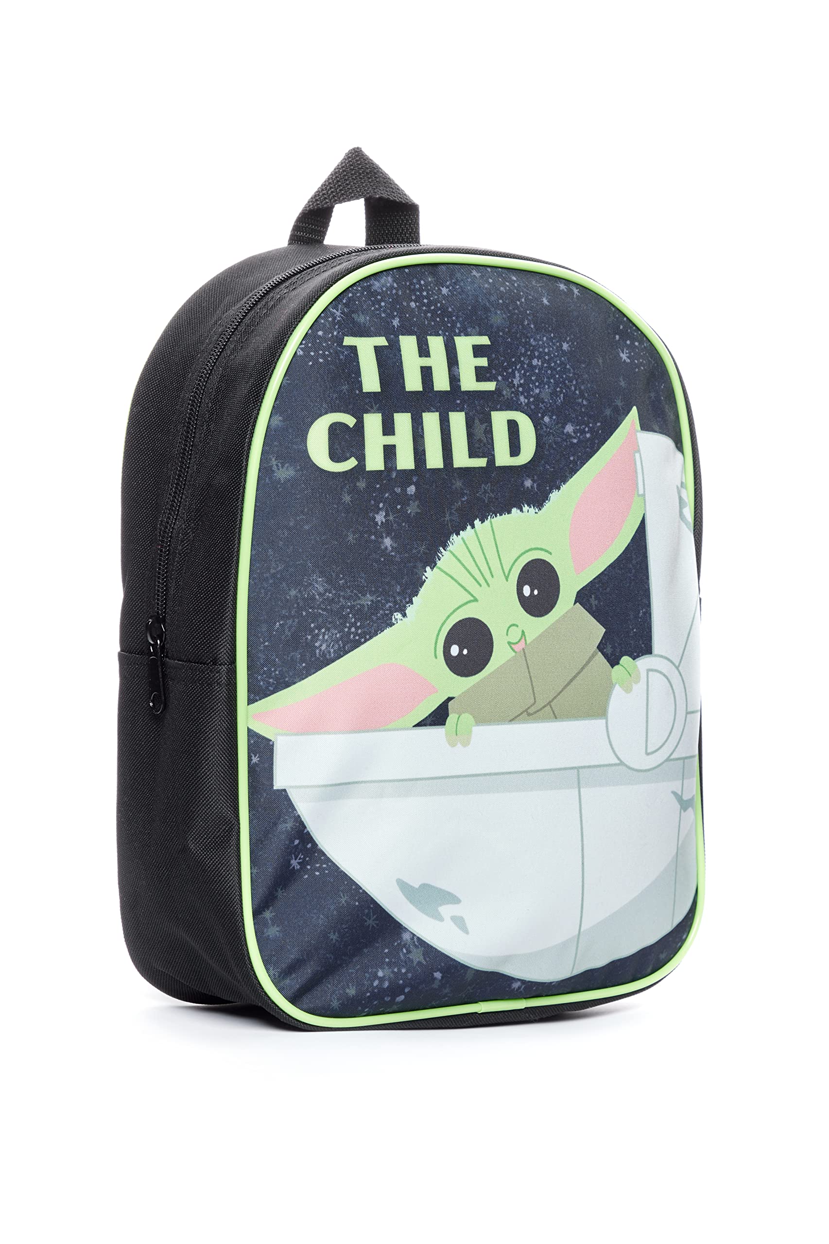 Star Wars The Mandalorian Baby Yoda The Child Childrens Backpack Black