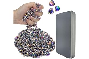 510pcs Ferrite Magnets Fidget Toys Set, Magnetic Stones, Fun Textures Office Desk Toy, Novelty Adults Gifts Rainbow