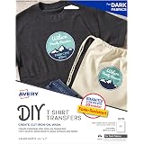 Amazon.com : Avery Iron-On Inkjet Transfer Paper for Dark Fabrics, 5 ...