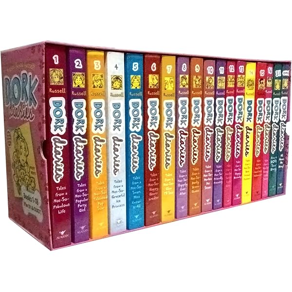 新品　Dork Diaries 18冊セット ボックス入り Dork Diaries 18-Book Collection Set with Dork Diaries OMG! and 3.5