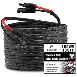 Feotech Twin Wire 100FT Solar Extension Cable