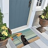 Liora Manne Frontporch Indoor Outdoor Rug - Novelty Design, Hand Hooked, Weather Resistant, UV Stabilized, Foyers, Porches, P