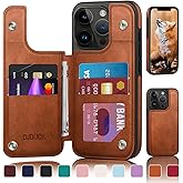 DJDUCK Designed for iPhone 11 Pro Max Case Wallet with Card Holder, [Magnetic Clasp Cover] [RFID Blocking Leather Protection] Shockproof Women Men Cases 6.5 Inch for Apple 11 ProMax Light Brown
