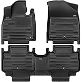 TuxMat - for Nissan Murano 2025-2026 Models - Custom Car Mats - Maximum Coverage, All Weather, Laser Measured - This Full Set Includes 1st and 2nd Rows