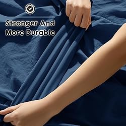 Shilucheng 100% French Linen Sheets - Queen Size