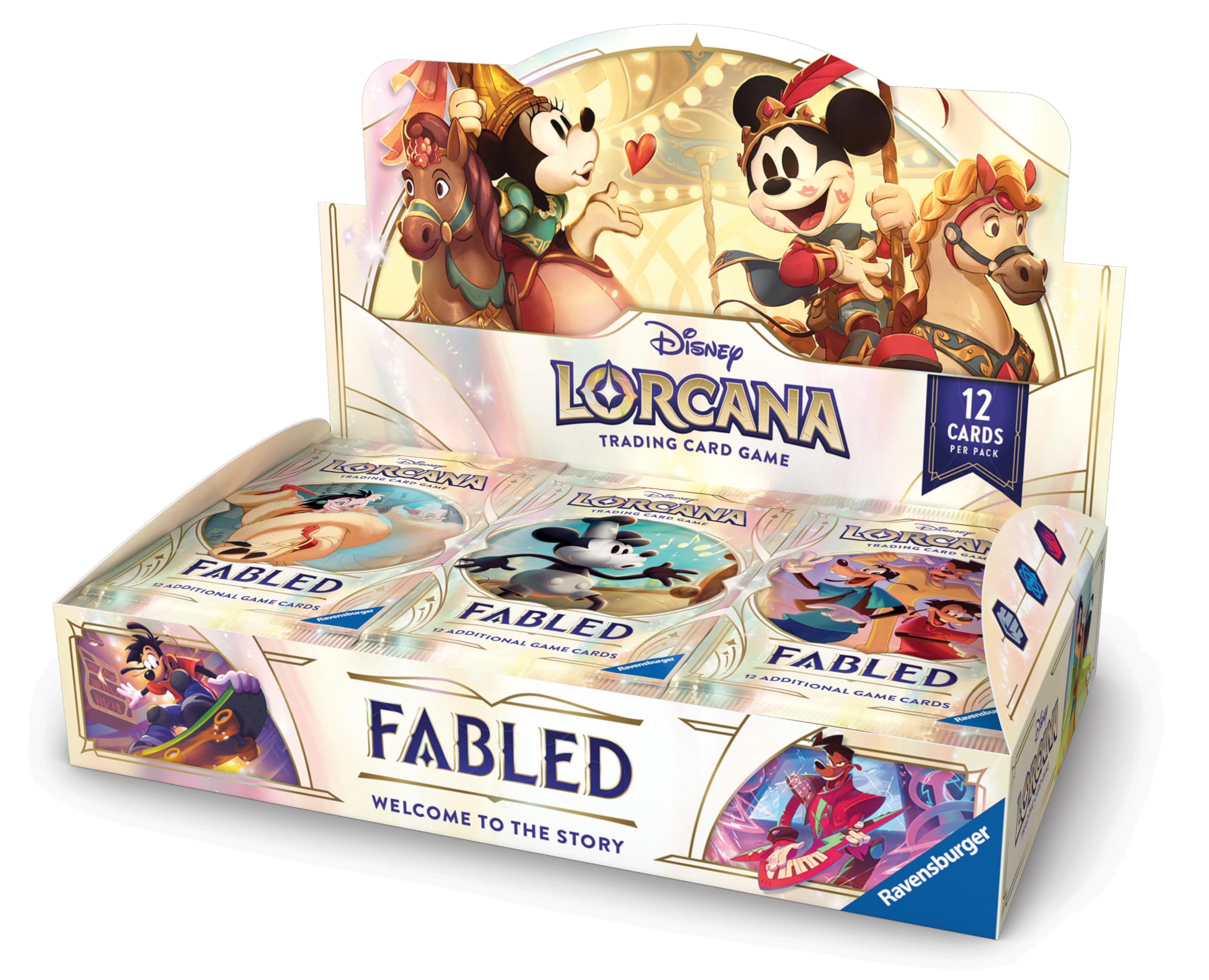 Photo 1 of **OPEN AND MISSING PACKS**Ravensburger Disney Lorcana TCG: Fabled Booster Pack Display | 24 Packs with 12 Trading Cards Each | Ideal for Collectors & Disney Fans | Suitable for Ages 8+ **OPEN AND MISSING PACKS**