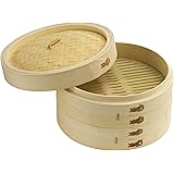 Joyce Chen 26-0013, Bamboo Steamer Set, 10-inch