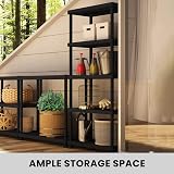 Vivo Technologies 2x 5 Tier Heavy Duty Plastic Shelving Unit Storage Racking view 8