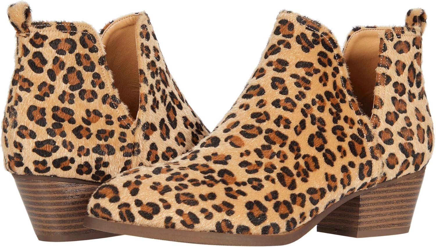 chinese laundry caring cheetah booties